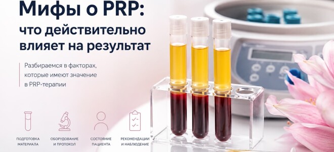 Мифы о PRP: что действительно влияет на результат